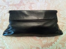 Borsa Les Tropeziennes vera pelle vitello nero busta a mano zaino 