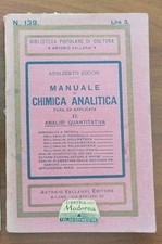 A. Zucchi - MANUALE DI CHIMICA ANALITICA - Vol. II - Milano, 1931