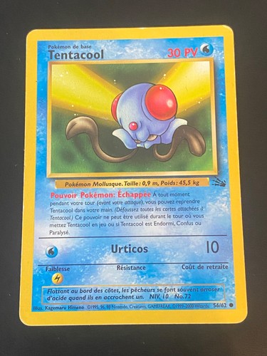 Carte pokemon tentacool - pokemon, 56/62