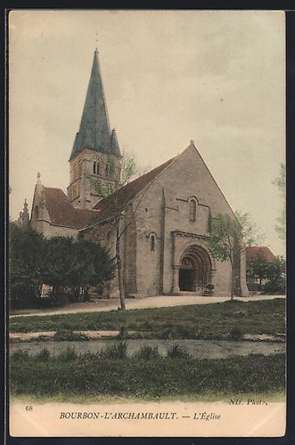 Cpa bourbon archambault - cpa, bourbon-l´archambault