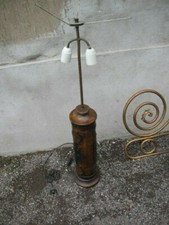 LAMPADA DECO' IN LEGNO CON