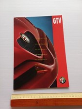 ALFA ROMEO GTV 2.0 Twin Spark - 2.0 V6 1996 depliant originale italiano
