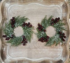 COPPIA ANELLO CANDELA PINO CEDRO MIRTILLO ROSSO PRIMITIVO CASALE PRIMITIVO CENTRI 3"