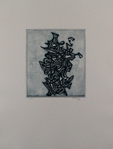 Mark tobey acquaforte - -,