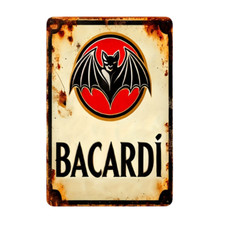 Insegna Targa Vintage Bacardi