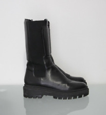 Stivali in vera pelle nera Bruno premi numero 40