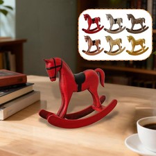 Statua di cavallo a dondolo da