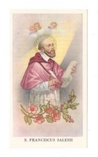 S. FRANCISCUS SALESII EGIM 77 SANTINO HOLY CARD IMAGE PIEUSE HEILIGE KARTE 