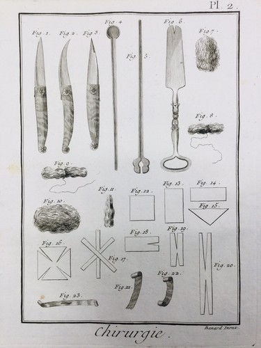 Chirurgia del 1779 bisturi - chirurgia,