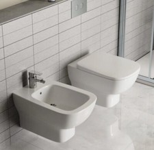 COPPIA SANITARI SOSPESI WC CON SEDILE IDEAL STANDARD ESEDRA NEW