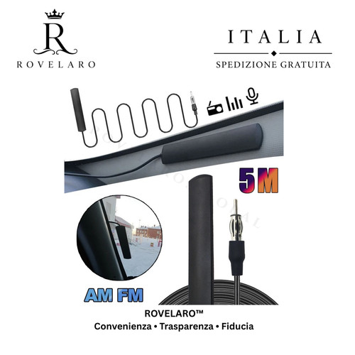 Antenna autoradio amplificata - antenna,