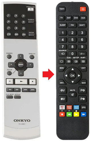 Telecomando adatto per - , onkyo