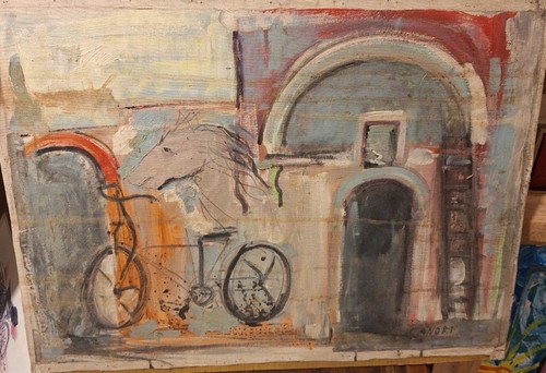 Dipinto olio tela arte - ad,