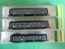 Minitrix N, Set 3 Vagones