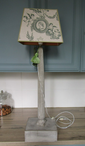 Grande lampe shabby - grande,