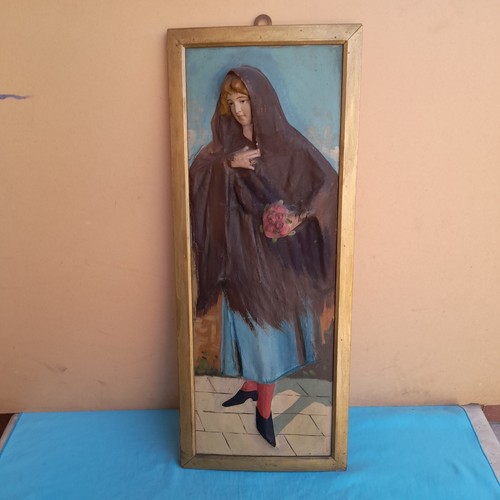 Antico dipinto tempera e - a,