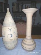 CERAMICA VASI FIRMA C.FRAMMICHELE PESCHICI IDEA REGALO TAVOLA ARREDO 