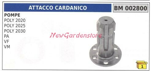Attacco cardanico universale - cardanico,