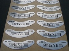 SME 3009 ETICHETTA BASE NOS NUOVO PRODOTTO SME MADE IN BRITISH