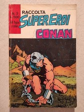 RACCOLTA SUPER EROI N. 3 - CONTIENE CONAN E KAZAR 1, 2, 4 - CORNO - OTTIMA