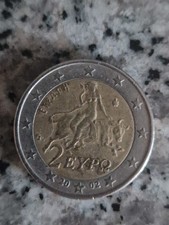 moneta 2 euro Grecia 2002 Con