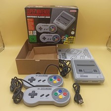 Super Nintendo Classic Mini SNES Completa Box 2 Controller Manuale Cavi