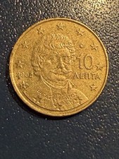 10 Centesimi Grecia 2002 F