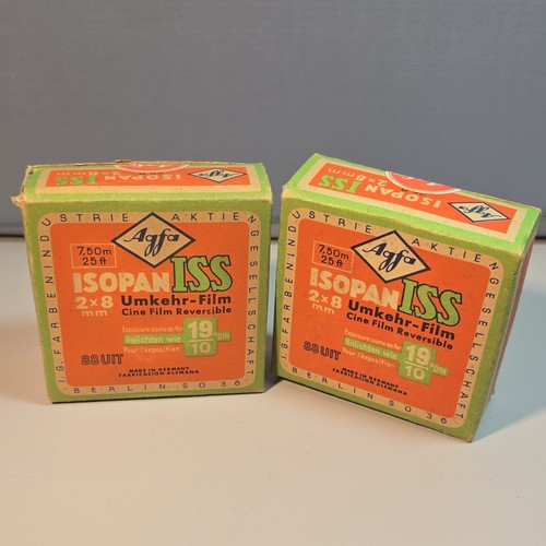 Agfa isopan iss 2x8 - 2x8, pellicola