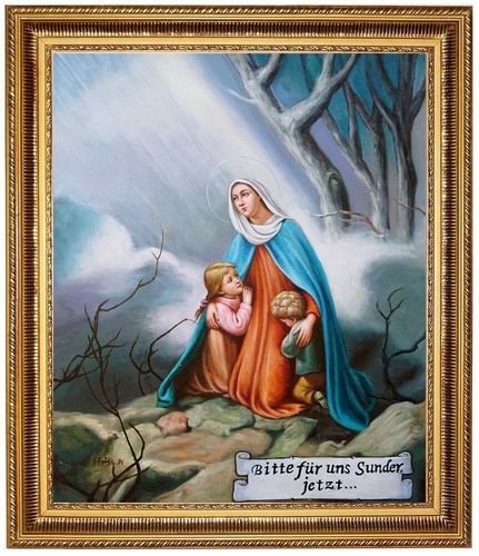 Madonna quadro olio - ad,