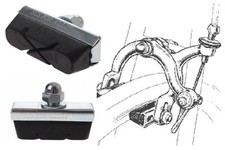 COPPIA PATTINI FRENO GANASCE