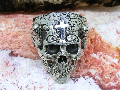Anello teschio con - teschio,