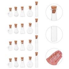20 Pcs Bottiglie Di Con Tappi