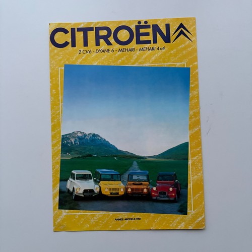 Brochure catalogue citroën - brochure,