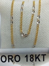 Collana in oro giallo 750 18
