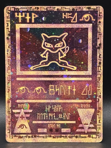 Carta pokémon rara - antica, mew
