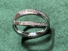 Anello Donna Swarovski Rodio