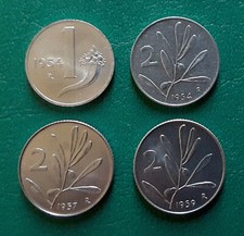 1 LIRA 1954 FDC + 2 LIRE 1954