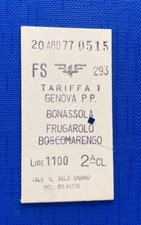 BIGLIETTO TICKET EDMONSON