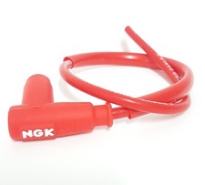 Cavo schermato cappuccio pipetta candela in silicone NGK rossa per Moto Scooter