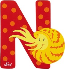Sevi Lettera N Rosso- NARVALO