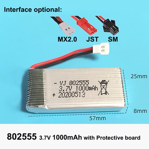 1pcs nuovo 802555 - 1pcs, 3.7v