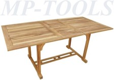 TAVOLO DA GIARDINO ALLUNGABILE LEGNO ESTENSIBILE RETTANGOLARE 190/150x90x75 