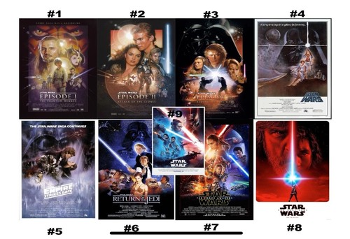 Collezione star wars set 9 - wars,