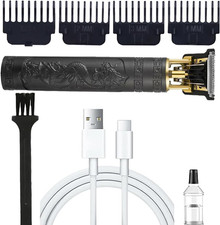 Uomo Rasoio Elettrico Barba Macchinetta per Capelli Portatile Tagliacapelli Uomo