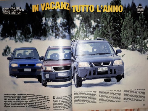 Quattroruote 1998 honda subaru - quattroruote,