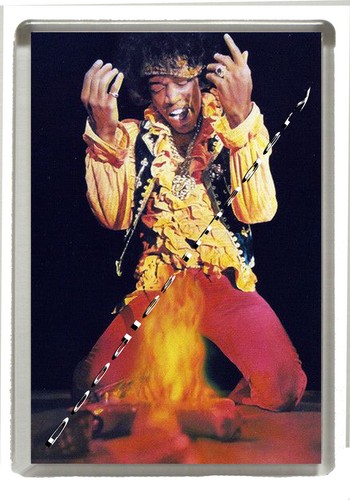Jimi hendrix fridge magnet - jimi,