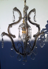 LAMPADARIO IN VETRO DI MURANO  MARIA TERESA anni 40  MURANO GLASS CHANDELIER