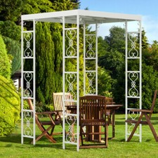 Pergola da giardino in metallo