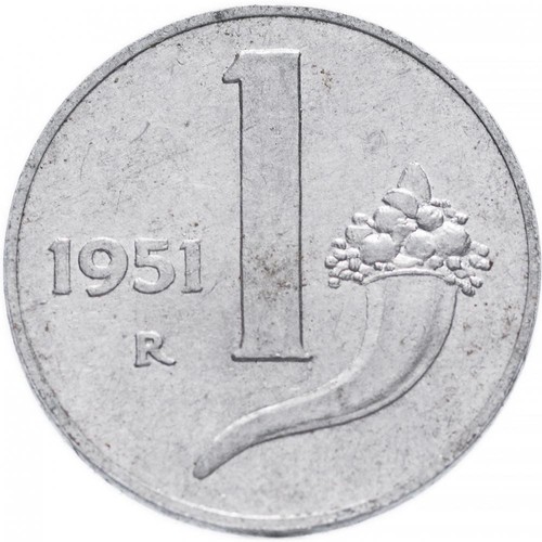 Italia lira 1951 1955 km - italia, 1
