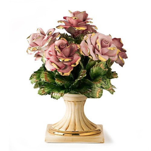 Centrotavola capodimonte vaso - centrotavola,